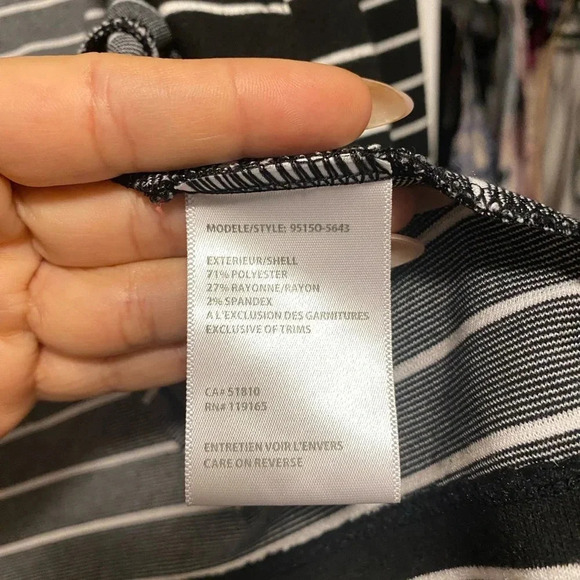 💚 Tribal | Black blazer with white stripes - pockets - size 6 - Picture 5 of 9